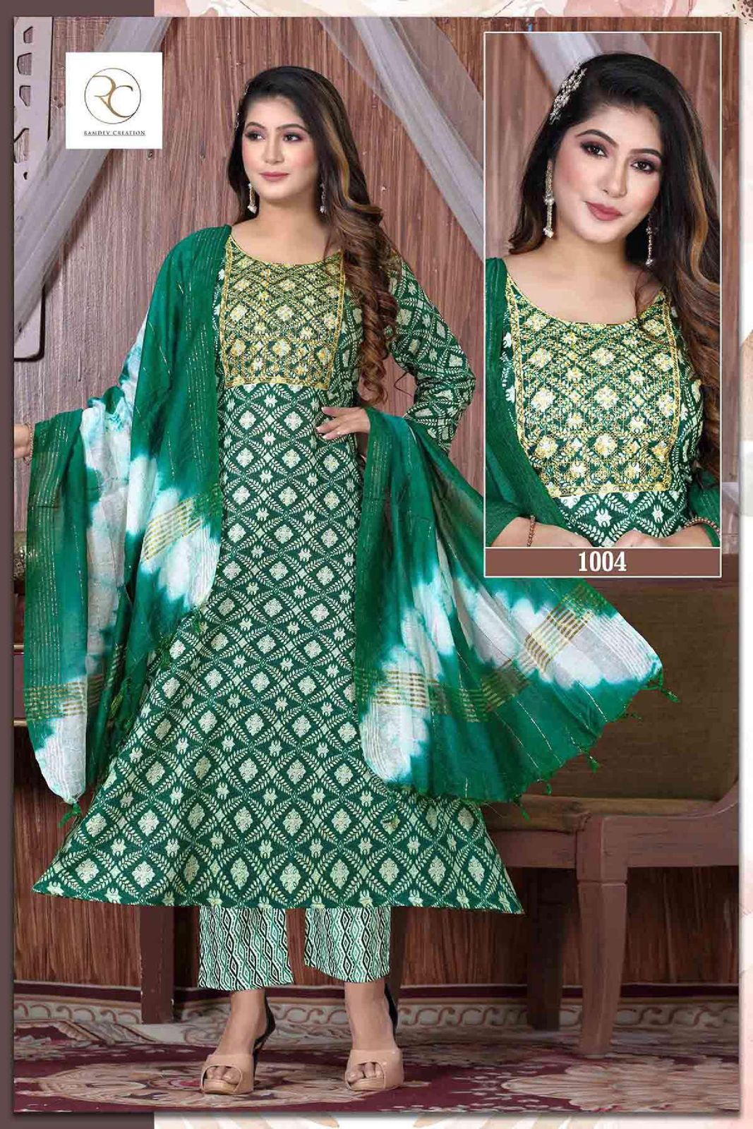 Rc Rangrez 1001-1008 Printed Readymade Catalog